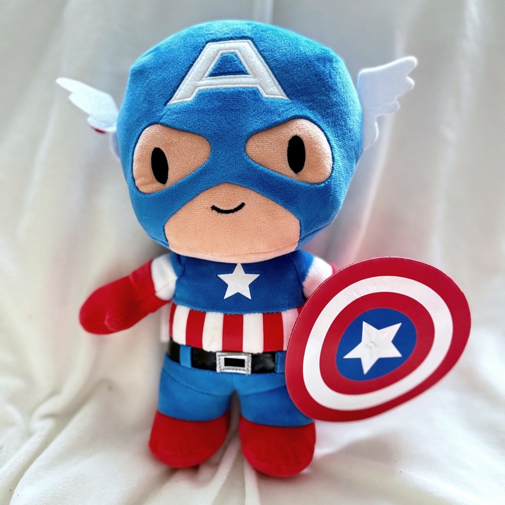 Universal Studios Captain America Marvel Plush 8" Avengers Superhero Toy